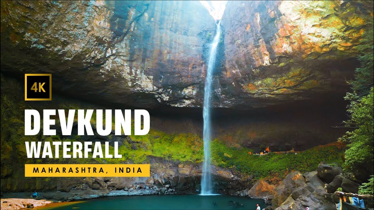 Trek in India 🇮🇳 | Devkund Waterfall, Maharashtra | India in 4K
