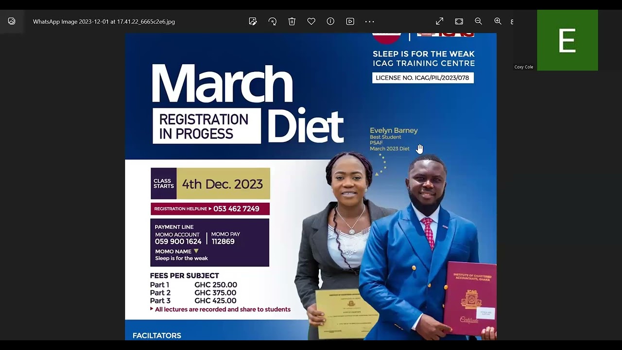 SIFTW-INTRODUCTION TO MARCH 2024 DIET