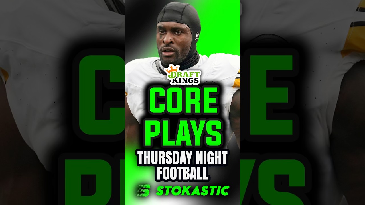 DraftKings NFL DFS Core Plays Thursday Night Football, 10/16/25 | NFL DFS Picks Week 7