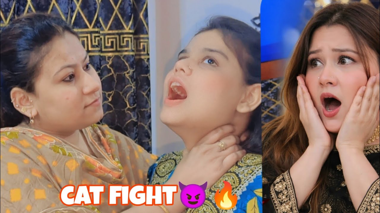 I was shocked!!!!😱laiba apiii ND fizaaaa cat fight😈🔥