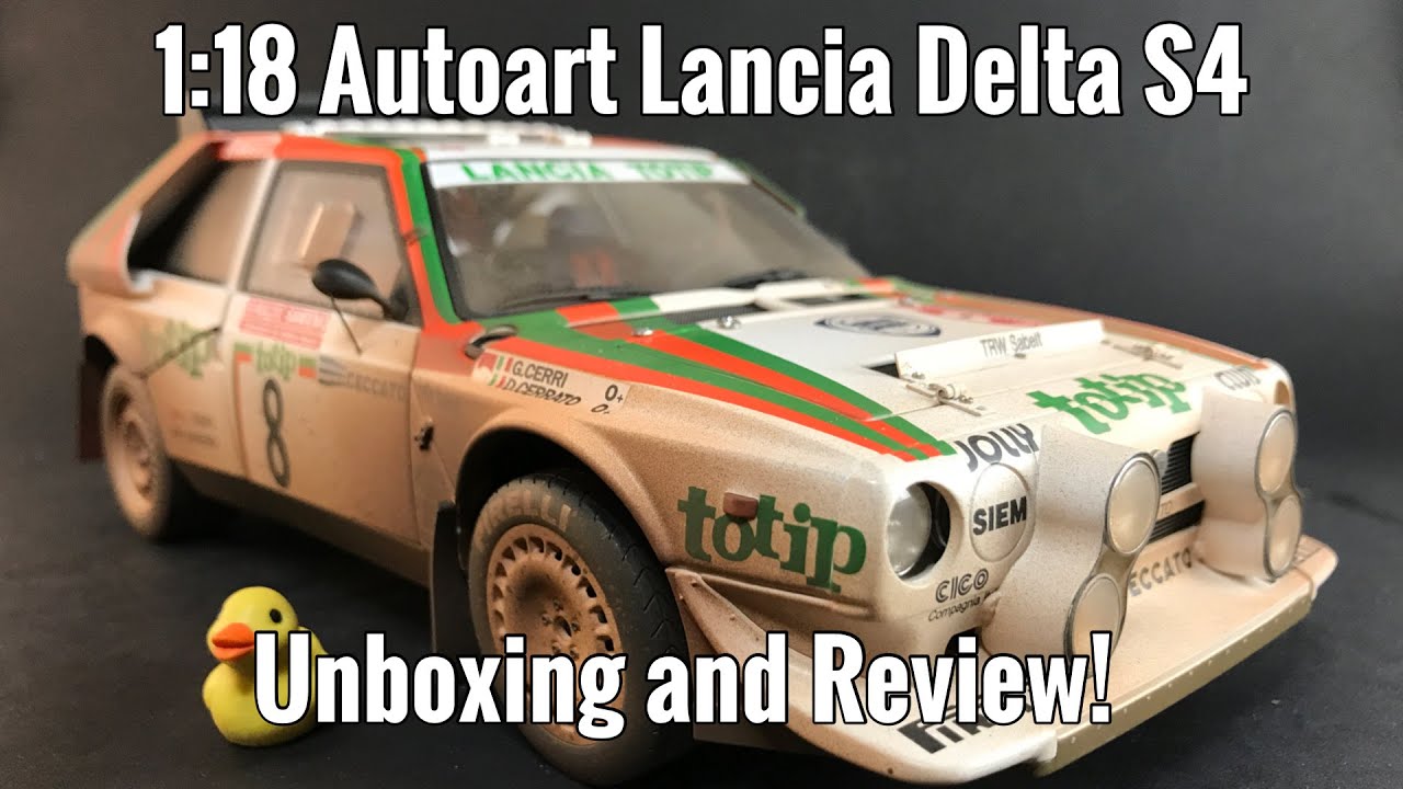 1:18 Autoart Signature Lancia Delta S4 Rally San Remo 1986 