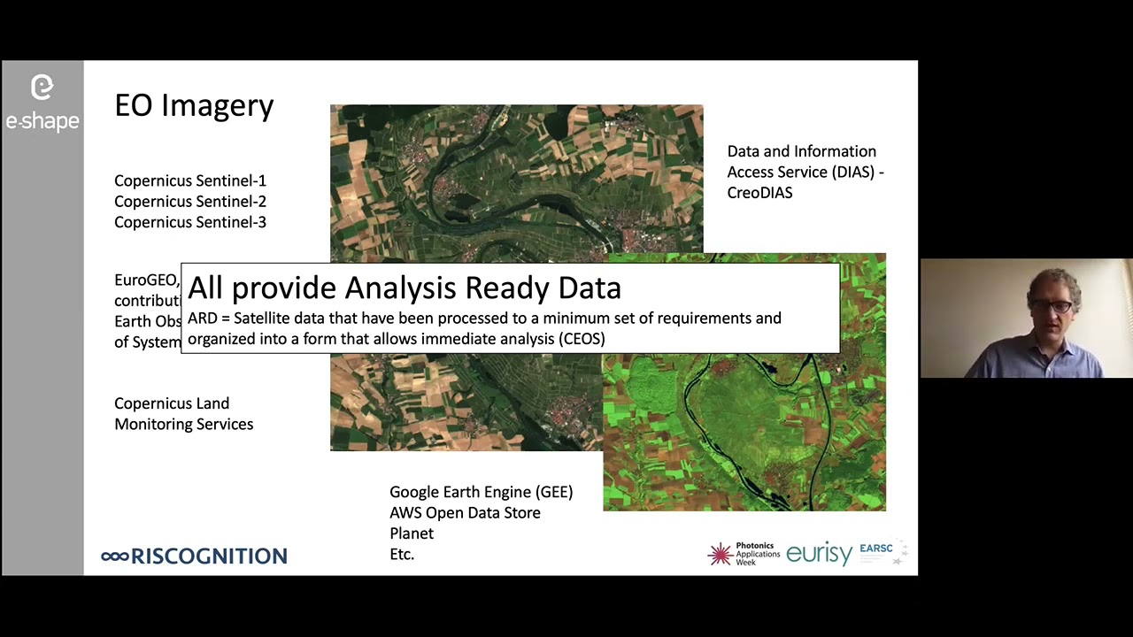 Satellite Earth Observation Data supporting smart and resilient agriculture   the eshape services