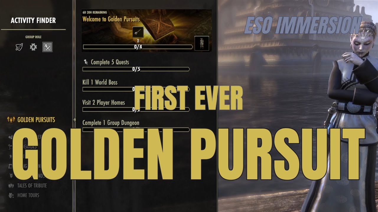 ESO - Let's Complete the First Ever Golden Pursuit