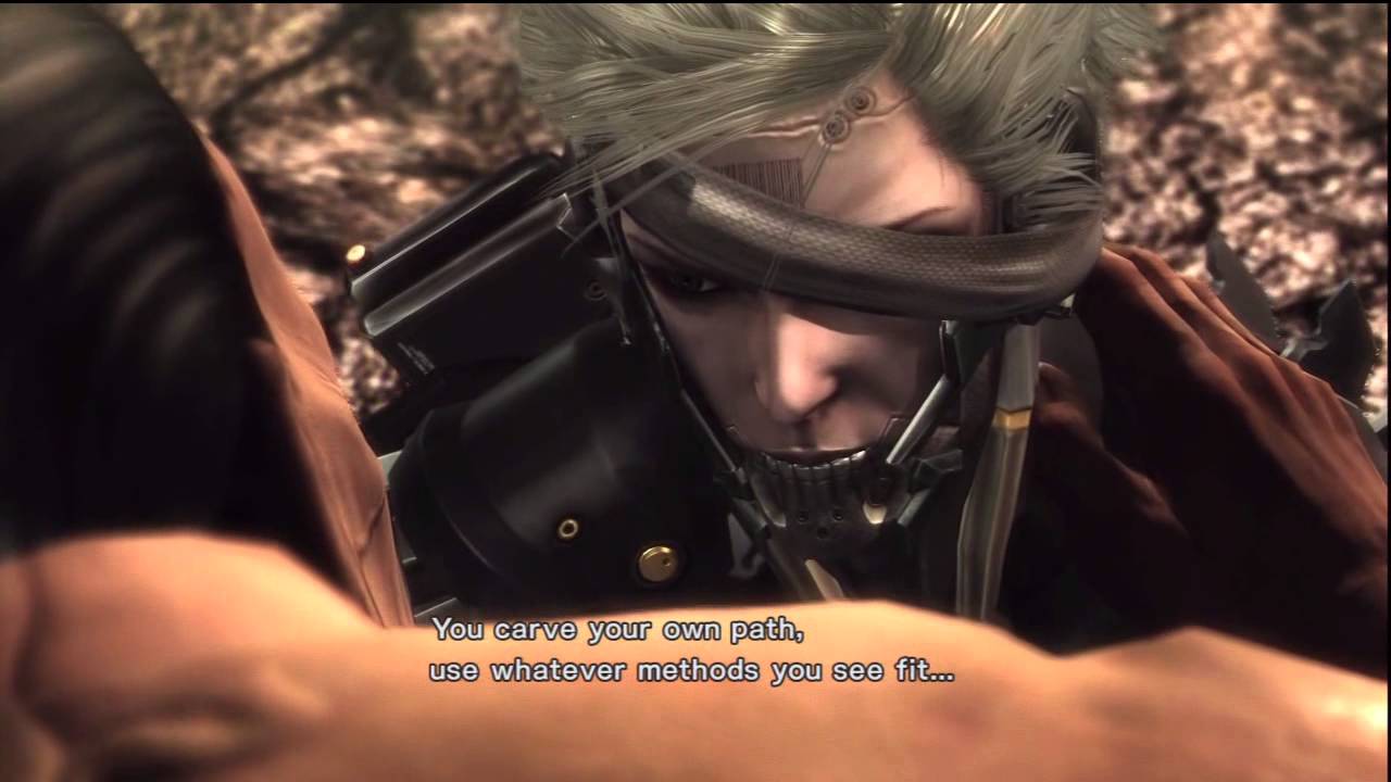 Metal Gear Rising: Revengeance - Senator Armstrong Death Cutscene, 