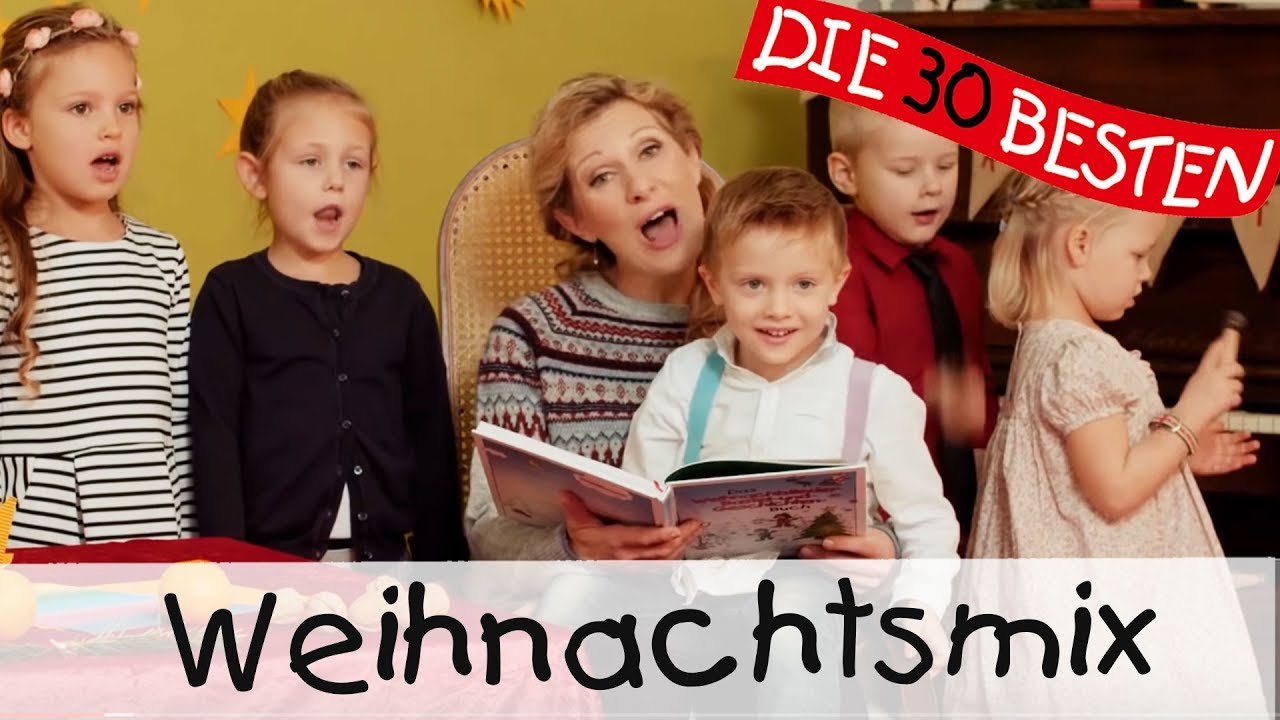 Weihnachtsliedermix (30 Minuten zum Mitsingen, Tanzen und Bewegen) || Kinderlieder