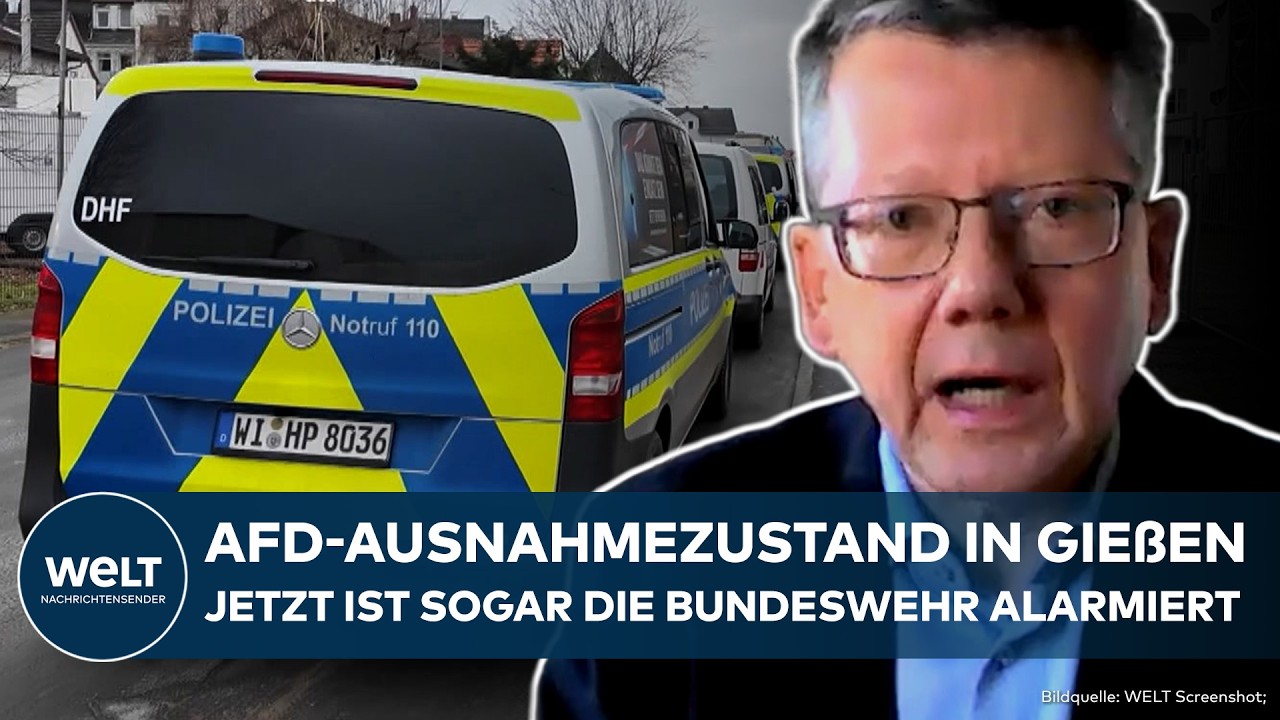 GIE&szlig;EN: Linksextreme gegen AfD-Jugend! Jetzt zeigt sich sogar die Bundeswehr alarmiert!