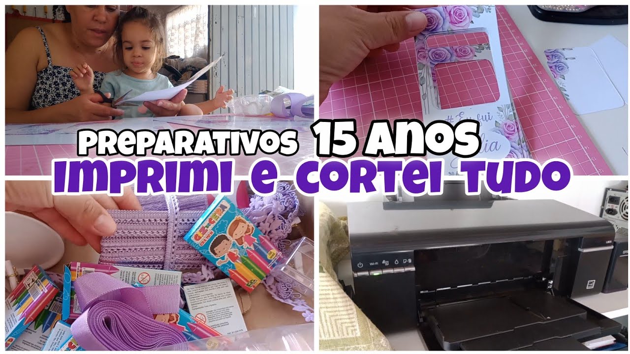 MONTEI AS ARTES IMPRIMI E CORTEI TUDO