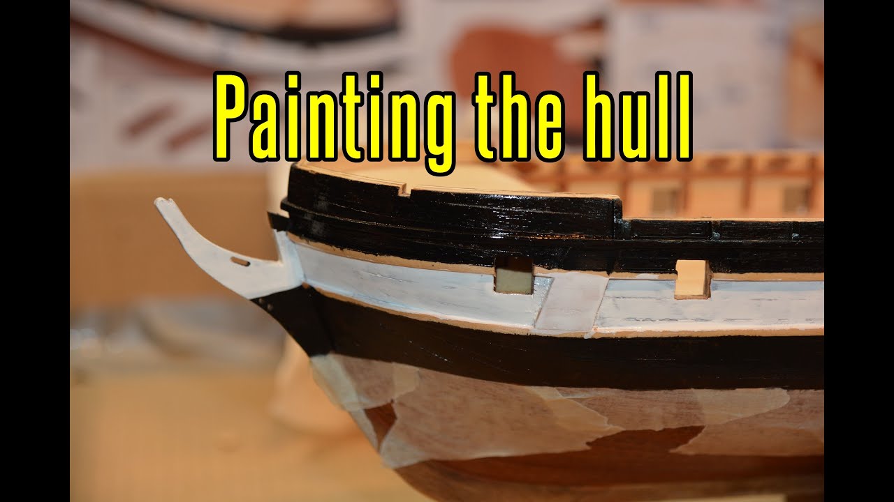 HMS Beagle - part 16 Painting The Hull