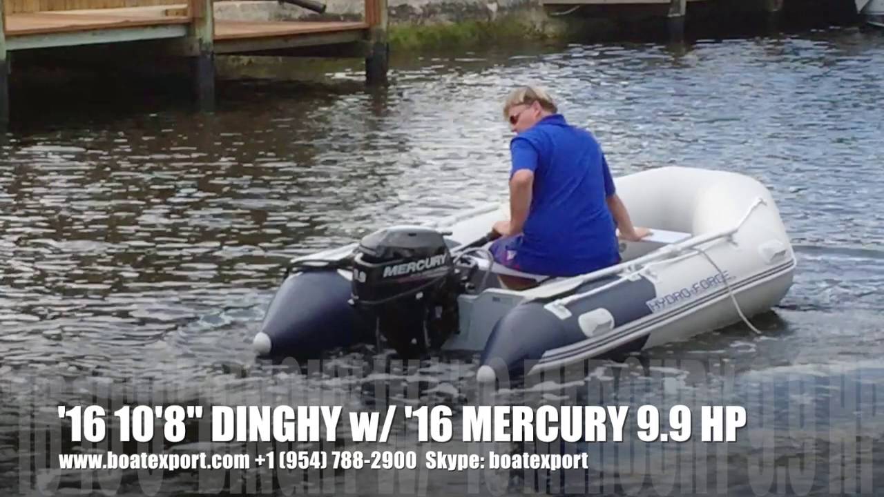 2016 Hydro Force 3.30 meter Dinghy w 9.9 Mercury four-stroke