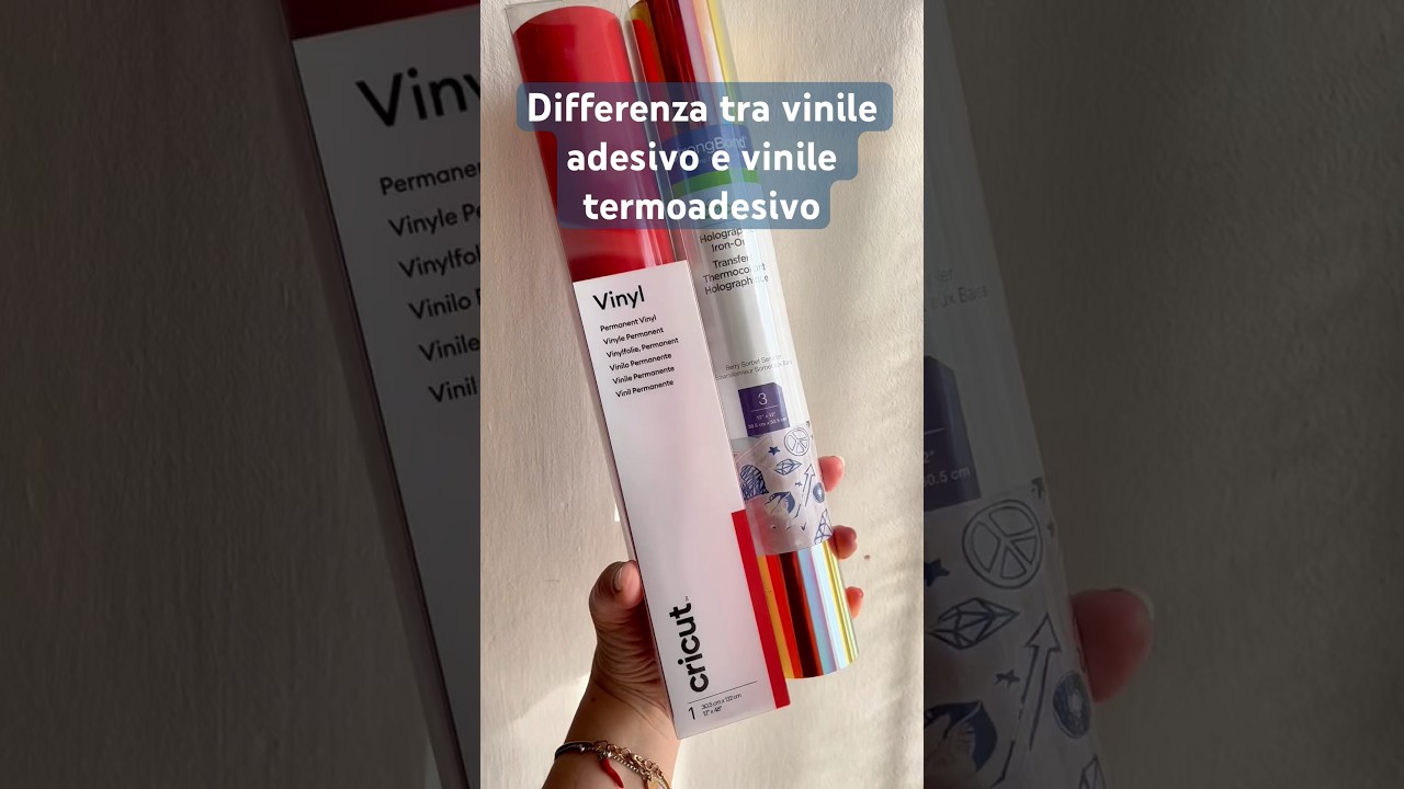 Differenza tra vinile adesivo e vinile termoadesivo