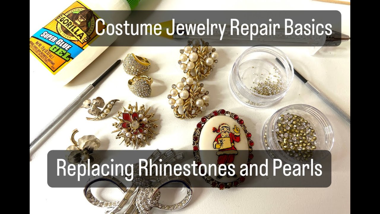 Costume Jewelry Repair Basics: Replacing Rhinestones and Pearls