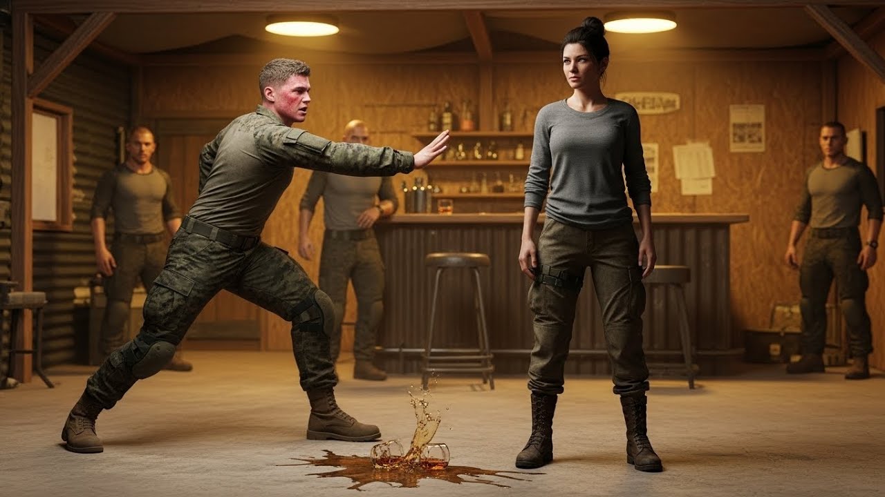 Dummer Rekrut stieß sie in der Bar – ahnungslos, dass sie eine SEAL-Admiralin war