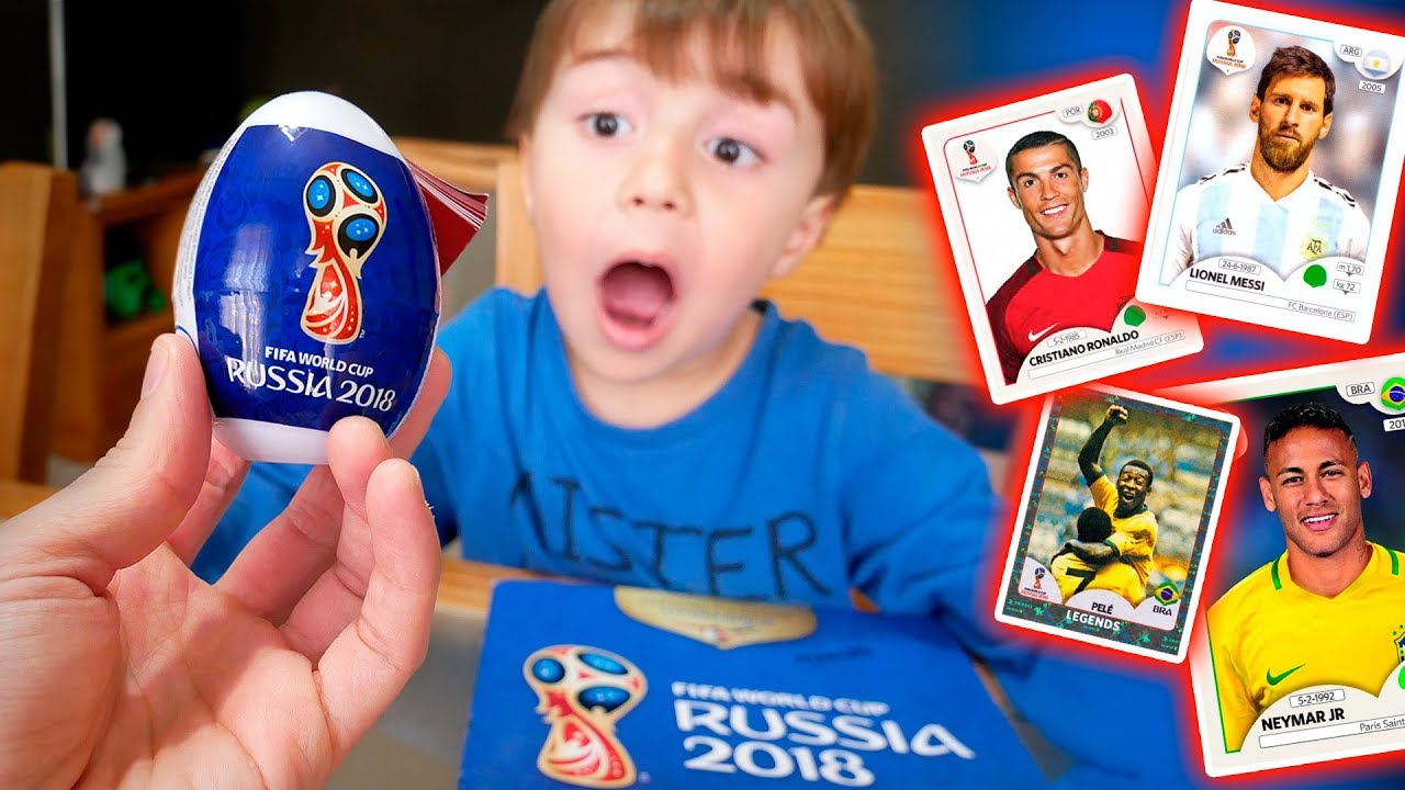 OVO SURPRESA DA COPA DO MUNDO!! Colando Figurinhas da Panini - Russia 2018