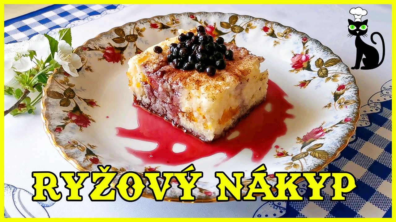 Jemný ryžový nákyp