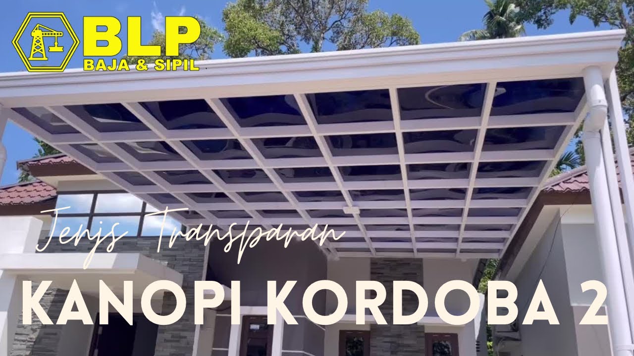 KANOPI KORDOBA 2 ATAP SOLAR TUFF SOLID 3mm