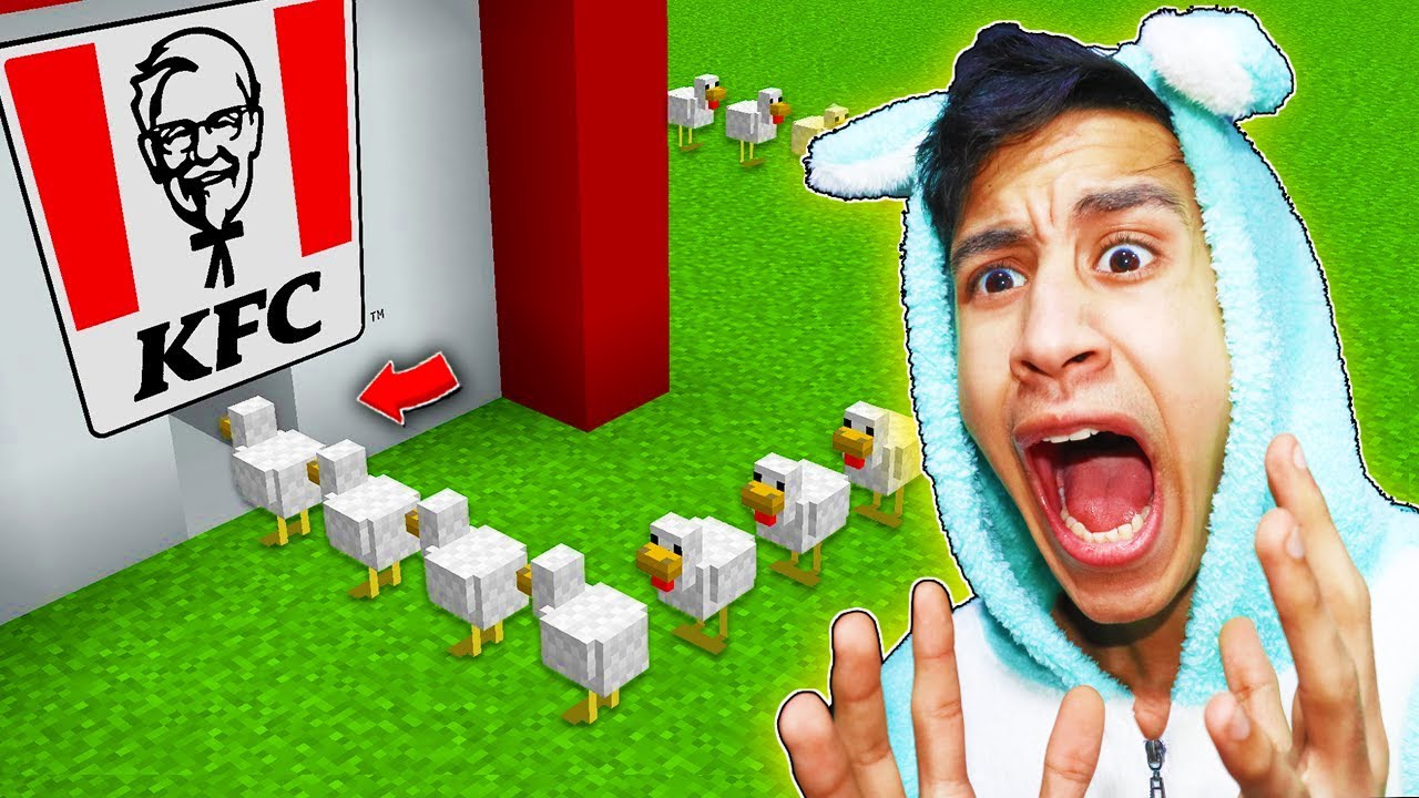 مصنع اي فرخة بتدخل في بتتحول الي كنتاكي في لعبة ماين كرافت..😱🔥!!