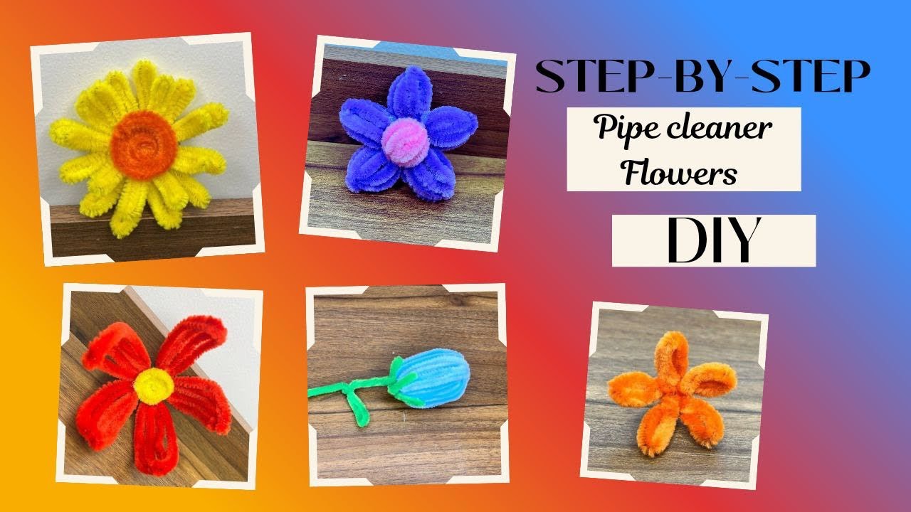 Easy Pipe Cleaner Flowers | Tutorial | Mix & Match Edits