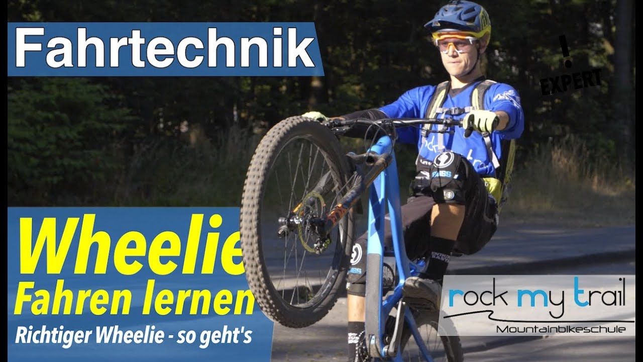 WHEELIE mit dem MTB - so geht's! - MTB Fahrtechnik Tutorial