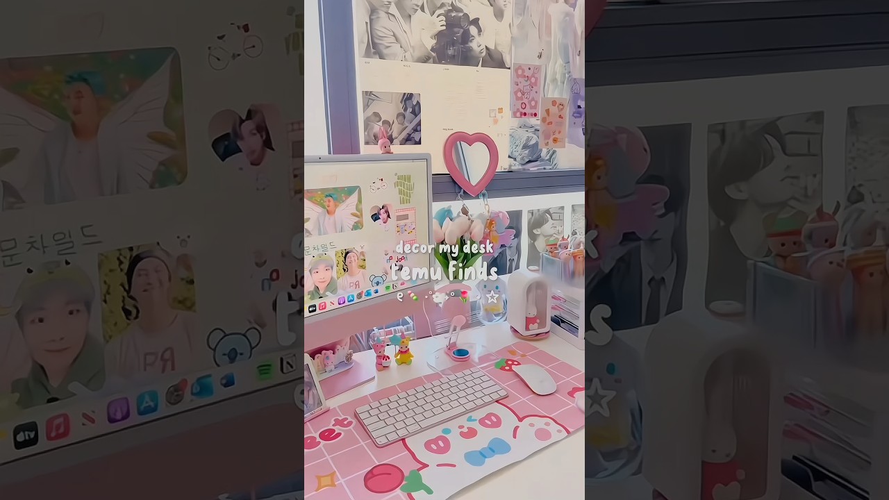 💌 ୨♡ Cute Temu Desk decor finds 🎀 *:･ﾟ✧ #temu #haul #kawaii #fyp