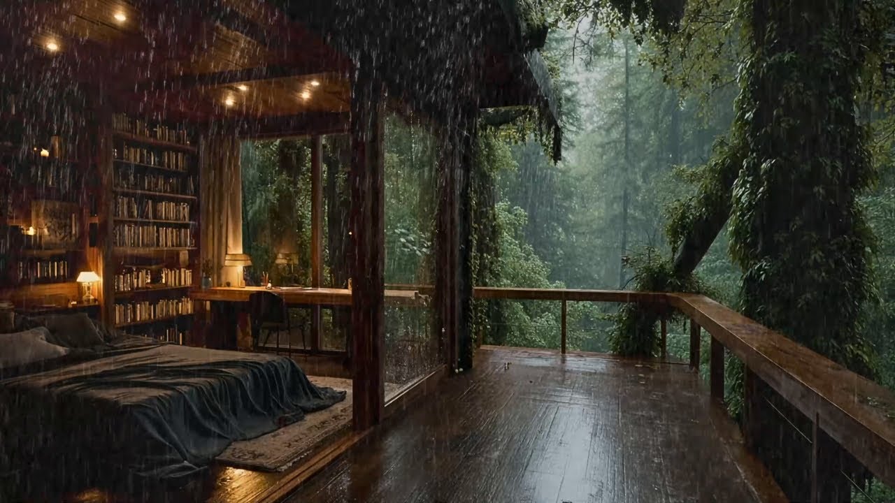 Lluvia Relajante para Dormir 🌧️ Sonido de Lluvia Sin Anuncios para Combatir el Insomnio