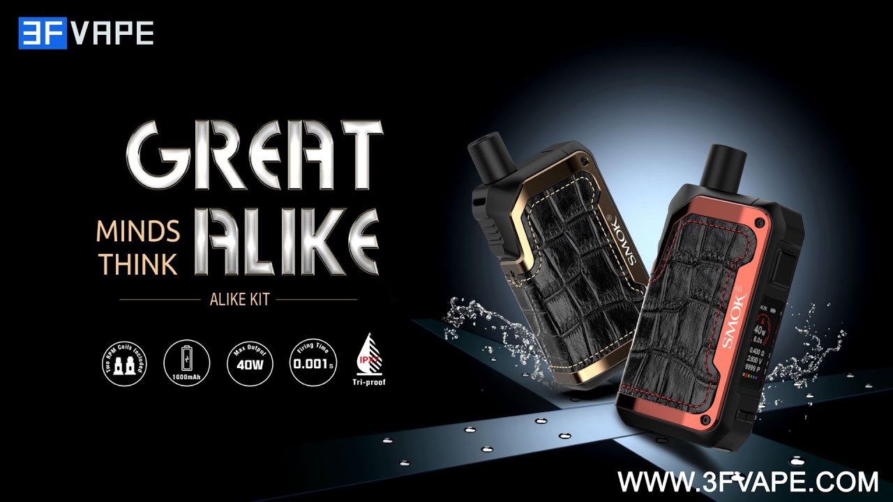 SMOKTech SMOK Alike Kit 40W 1600mAh VW Pod System Vape Starter Kit