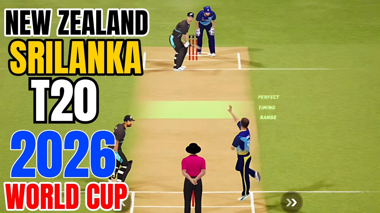 DREAM CRICKET 25 = NEW ZEALAND VS SRILANKA T20 WORLD CUP 2026 GAMEPLAY MOBILE 