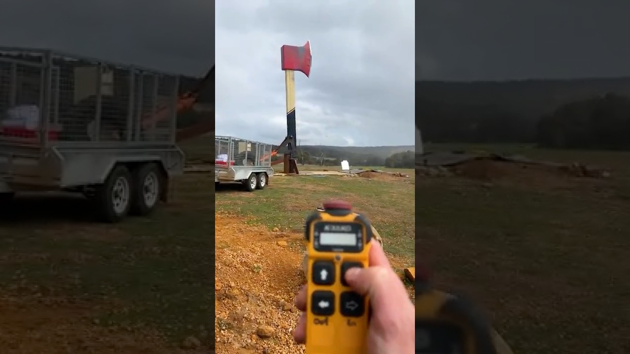GIANT AXE VS ANVIL!!!