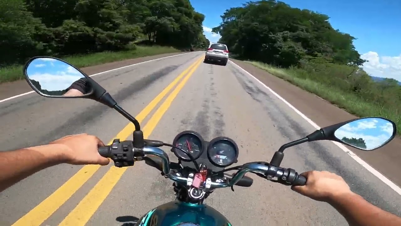 CG 125 Titan TOP SPEED - velocidade final da moto original