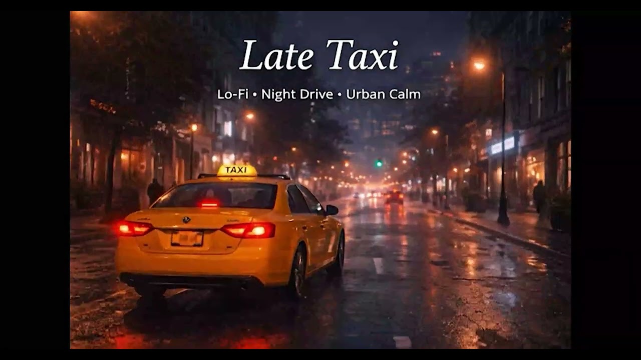 🚕🌙 Late Taxi — Lofi · Night Drive · Urban Calm