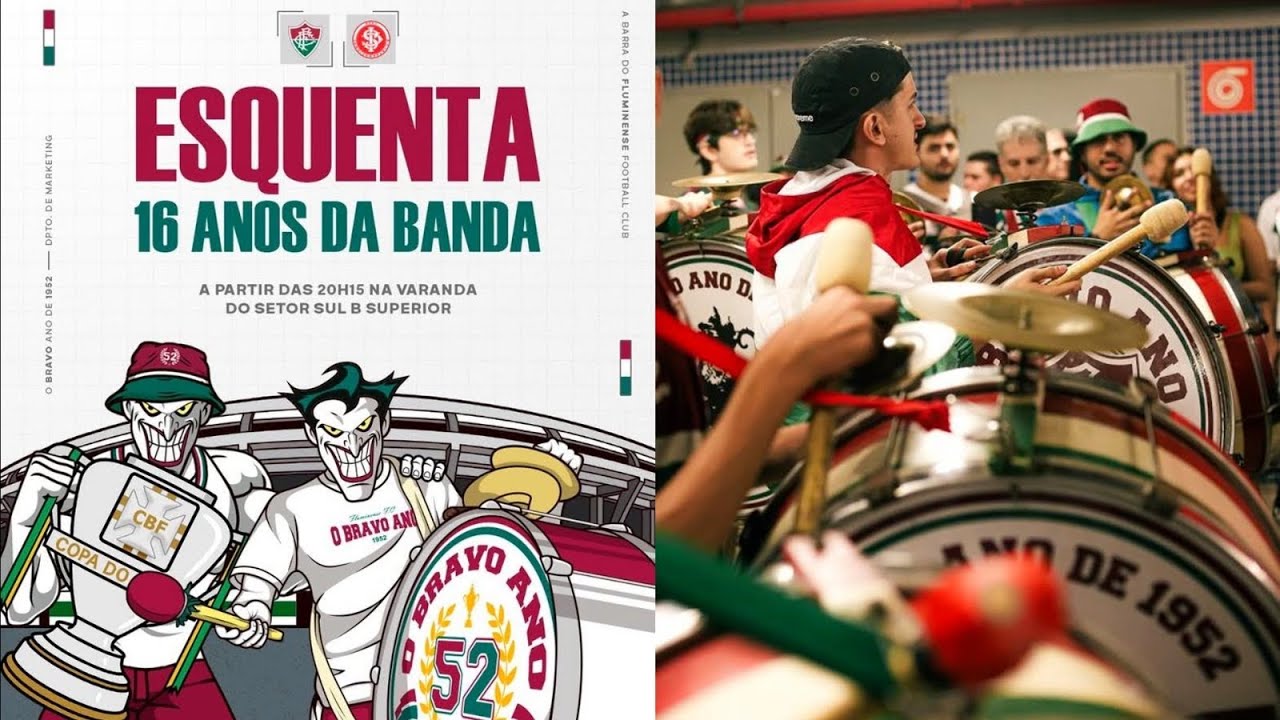 ESQUENTA 16 ANOS BRAVO 52 - FLUMINENSE X INTERNACIONAL - COPA DO BRASIL 2025