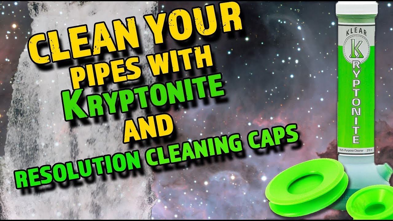 How to super clean your waterpipe using Klear Kryptonite and ResCaps by Res&Ouml;lution!