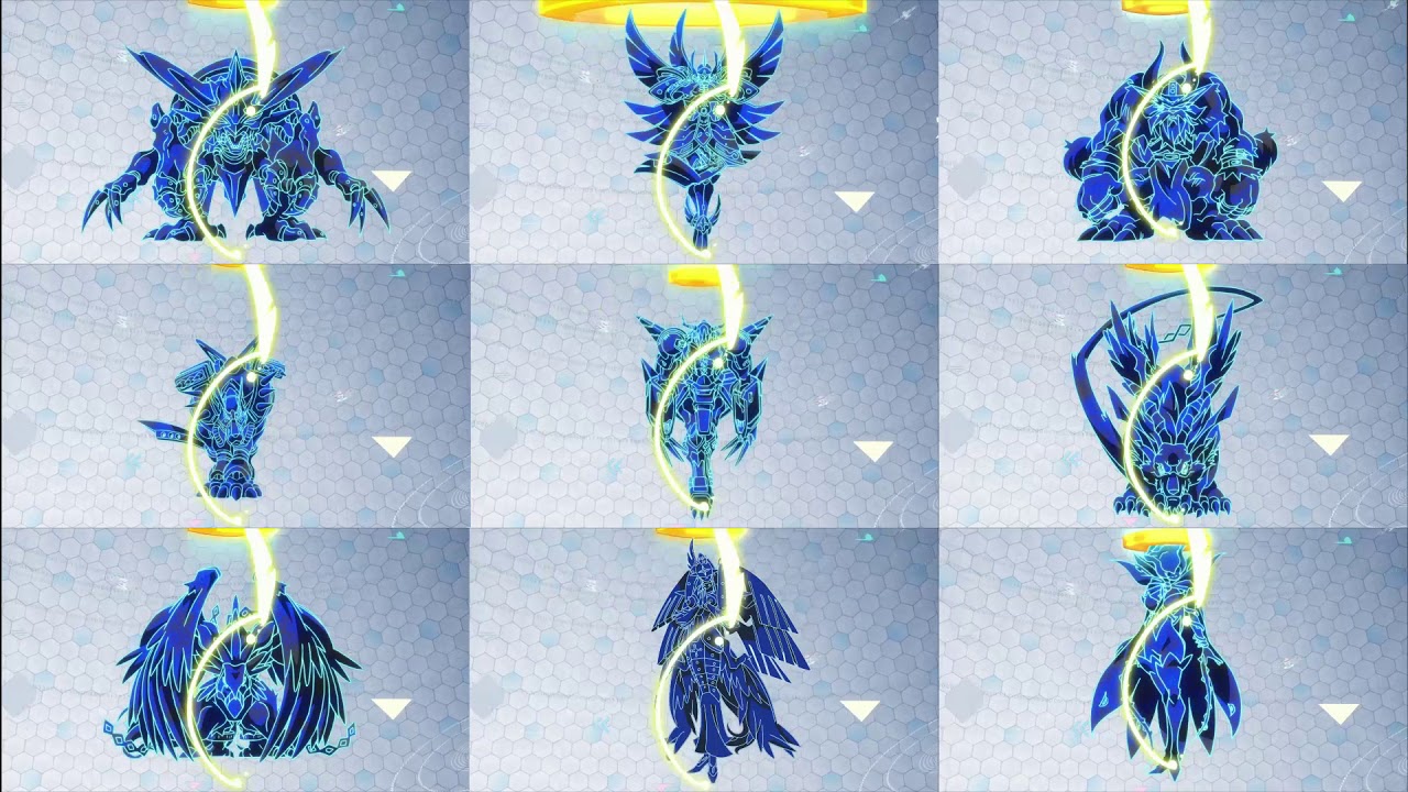 Digimon Tri Ophanimon and Magnadramon
