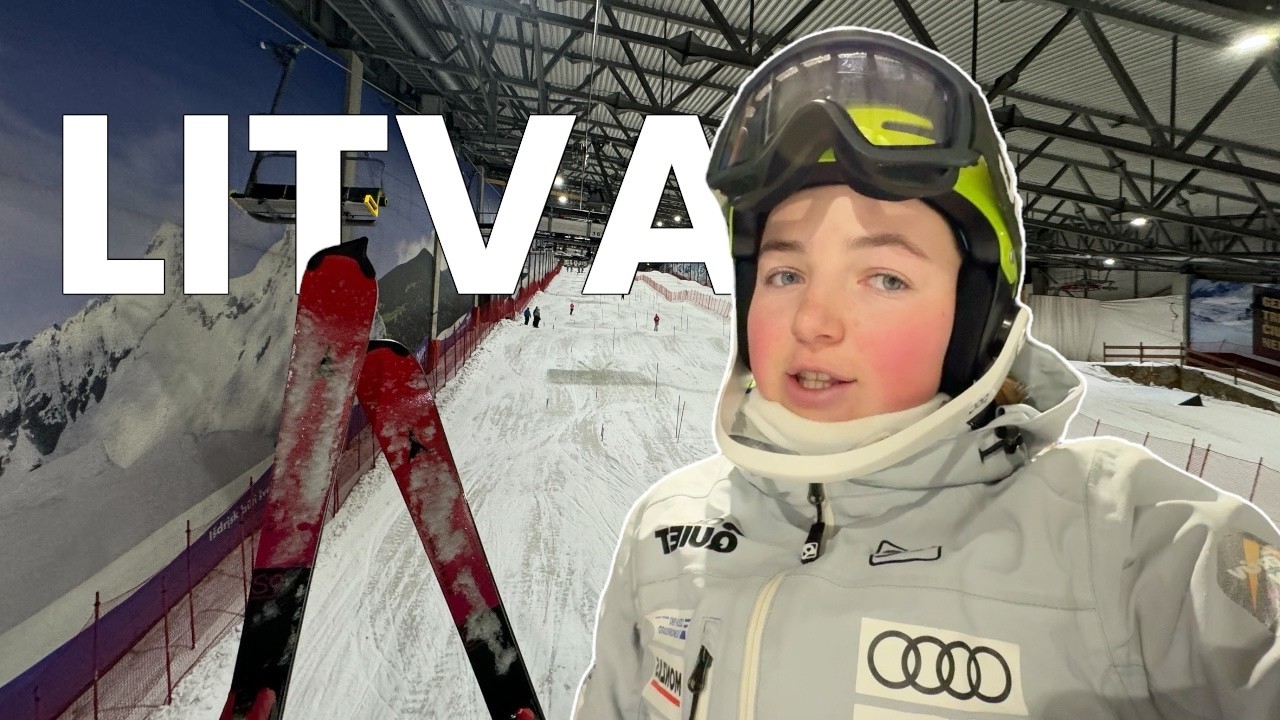 JAK VYPADÁ LYŽOVÁNÍ V HALE?⛷️🇱🇹🏡 Litva part 1