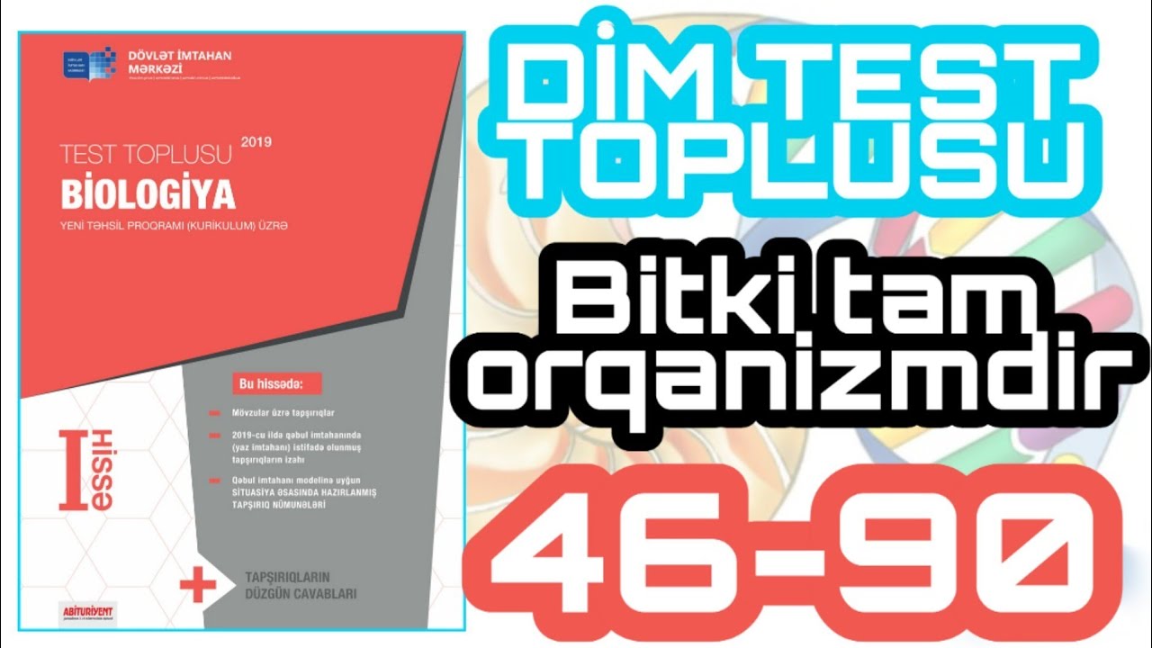 Bitki tam orqanizmdir 46 - 90