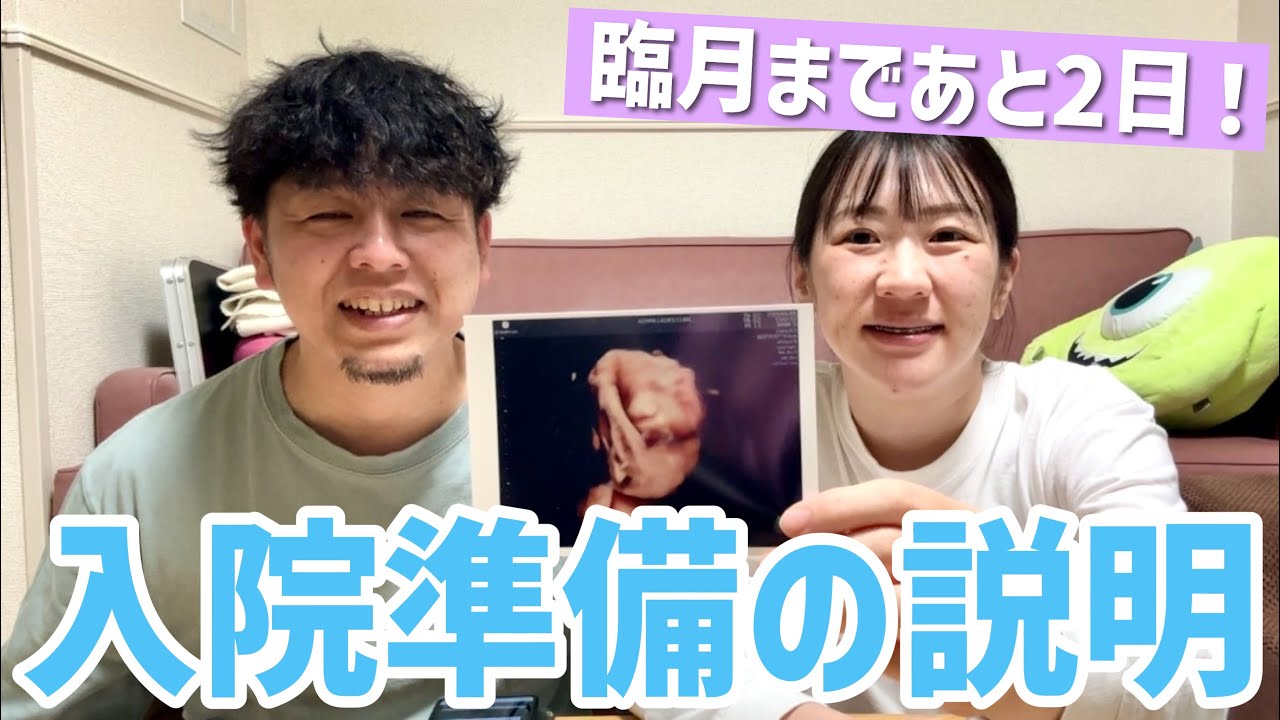 【妊娠9ヶ月妊婦健診】35週5日/もうすぐ臨月！入院の説明聞いてきました！※4D、エコー映像あり/体外受精で妊娠（不妊治療・体外受精・産婦人科・妊婦健診）