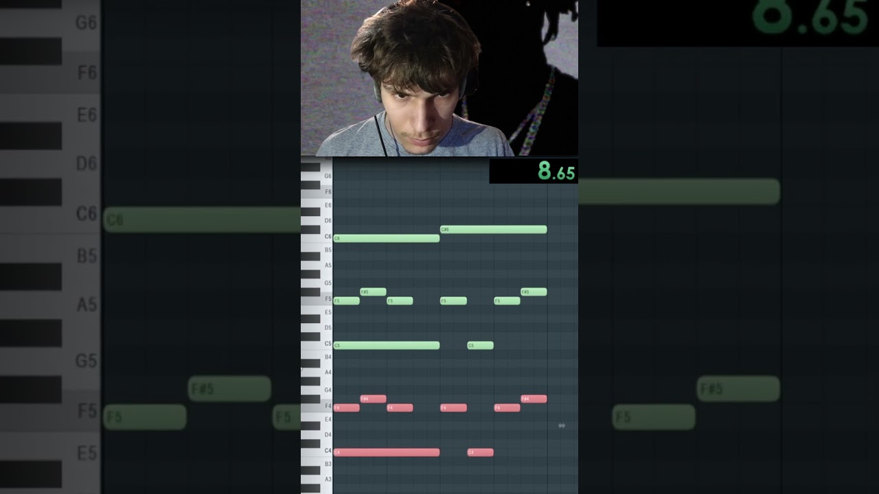 Ken Carson beat speedrun 😈 #flstudio #producertok #speedrun #melodicrap #beatmaker