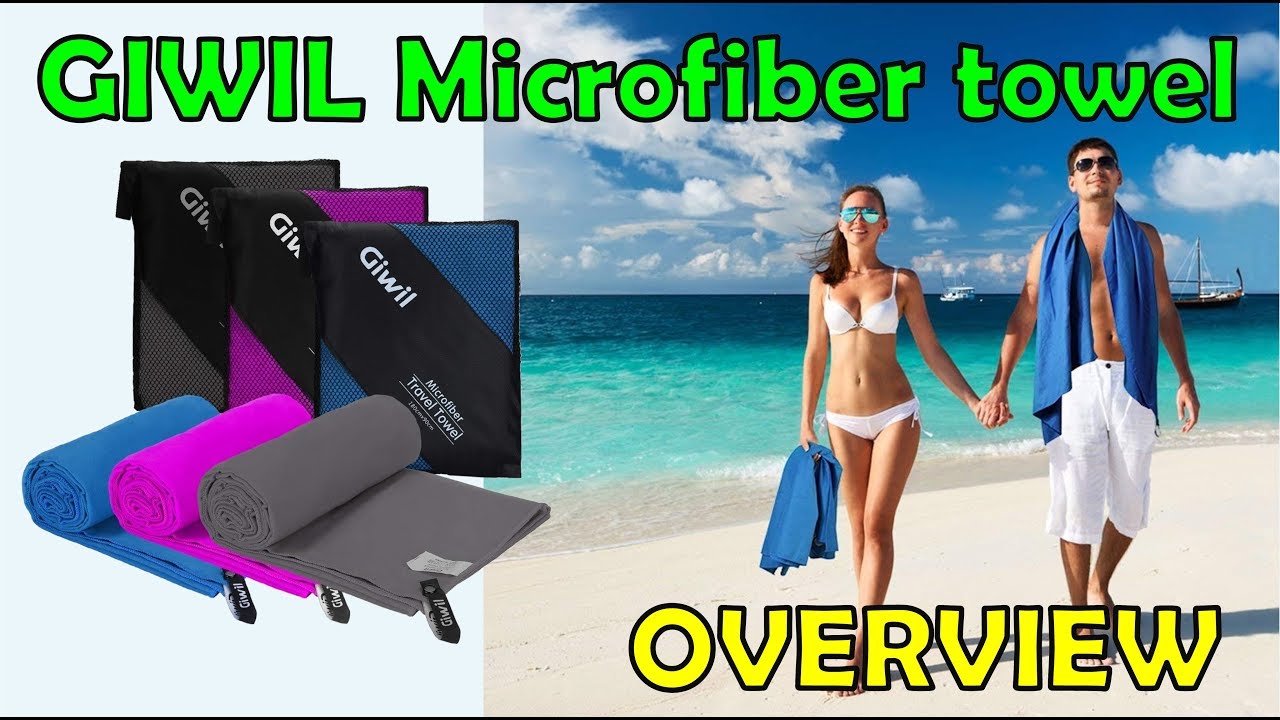 GIWIL Microfiber Beach TOWEL Overview Video - BONUS for Canadians