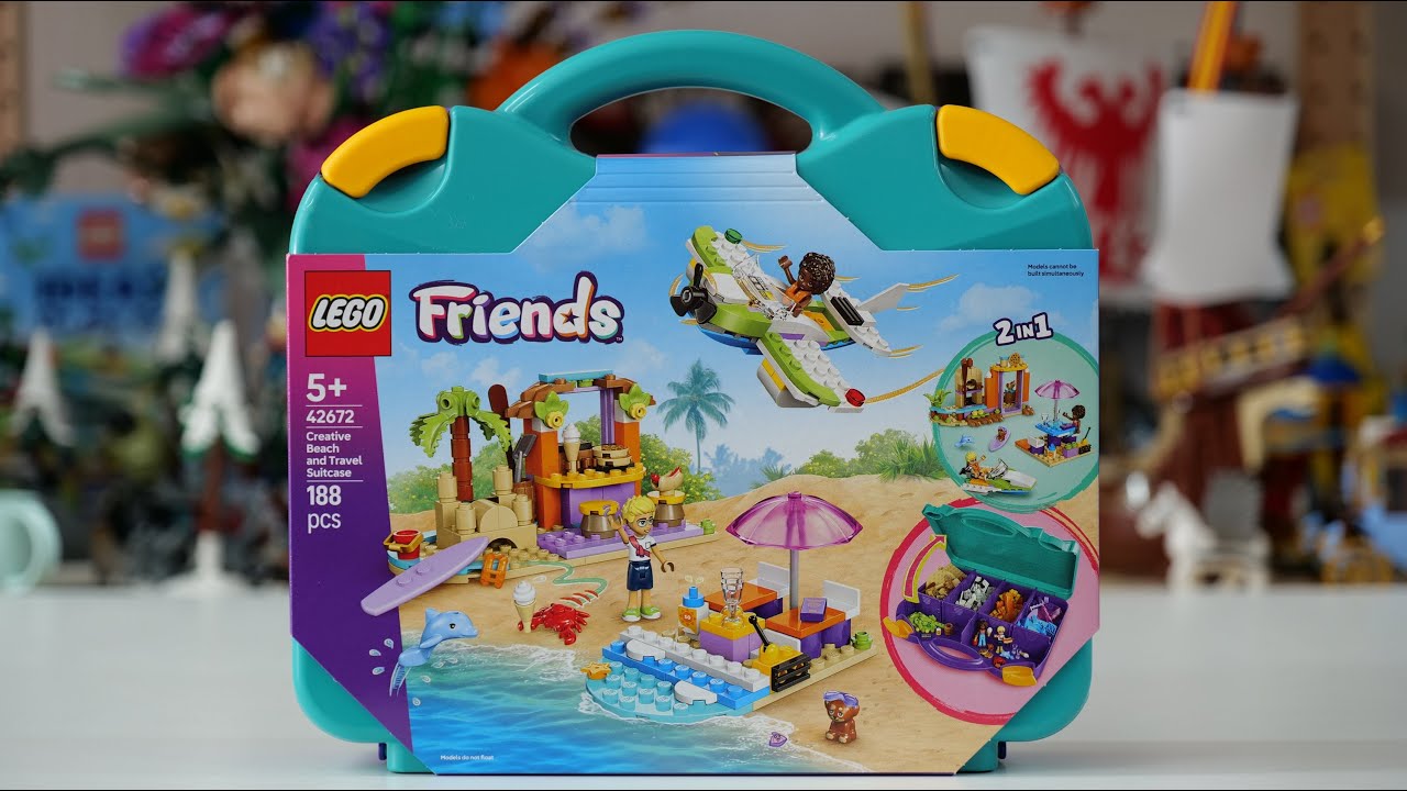 LEGO Friends 42672 Kreatywna walizka plażowa i podr&oacute;żna &ndash; recenzja LEGO Speed ​​Build