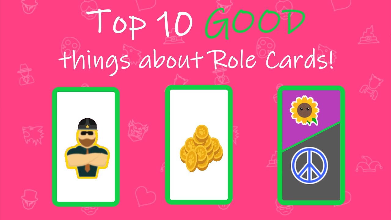 Top 10 GOOD things about ROLE CARDS in Wolvesville!