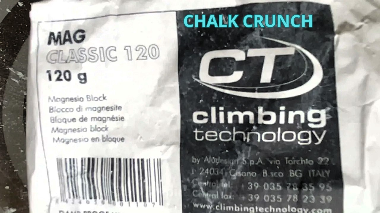 ASMR Super Crunchy Gym Chalk & Powder 🤍 Satisfying Chalk Crumbles