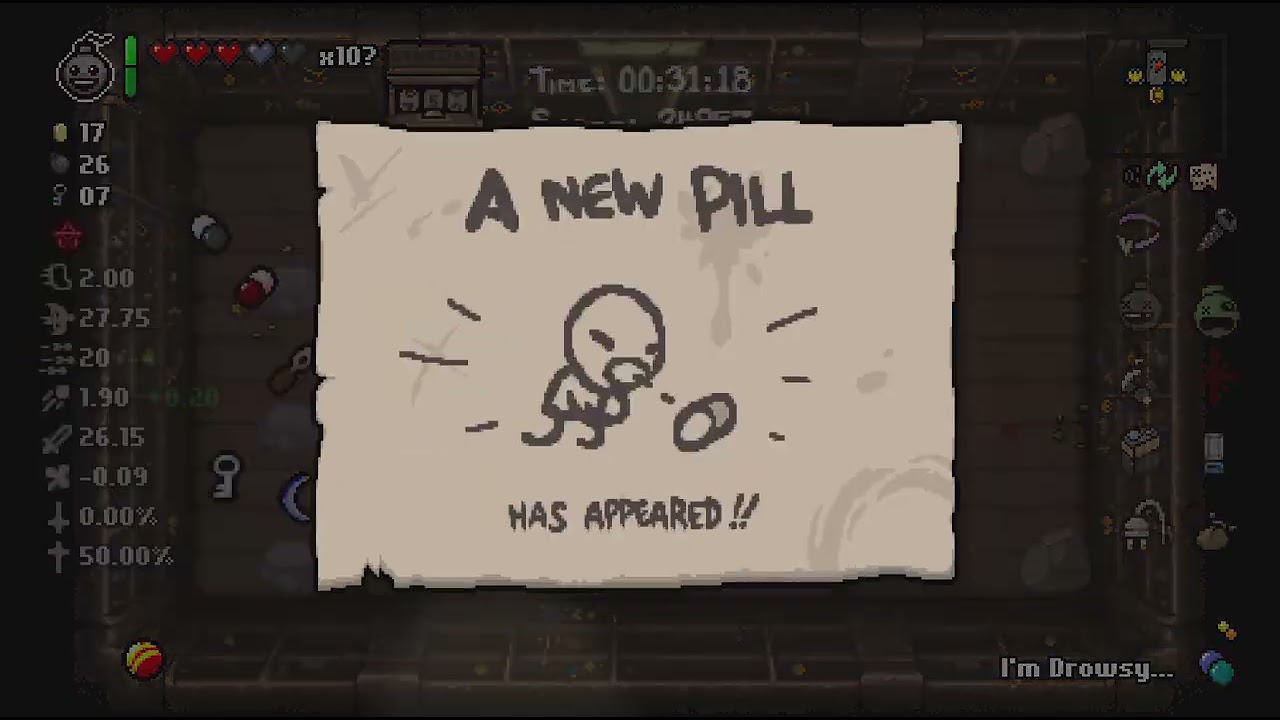 The Binding of Isaac breaking the game