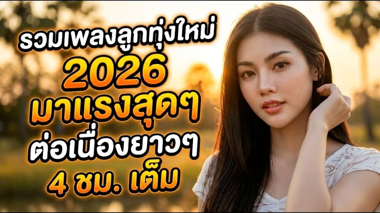 รวมเพลงลูกทุ่งมาแรง!! 2026 🔥 ใหม่ล่าสุด เพราะทุกเพลง 4 ชั่วโมงเต็ม