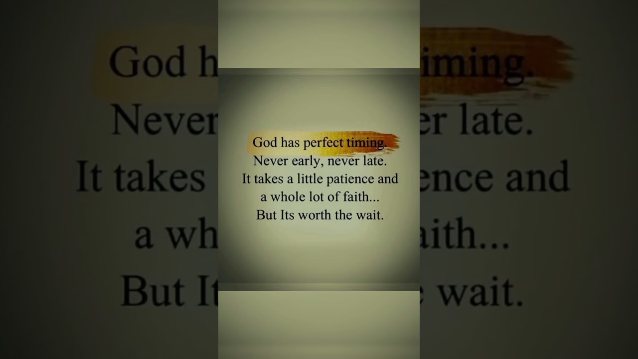 Patience and Faith #shorts #quotes