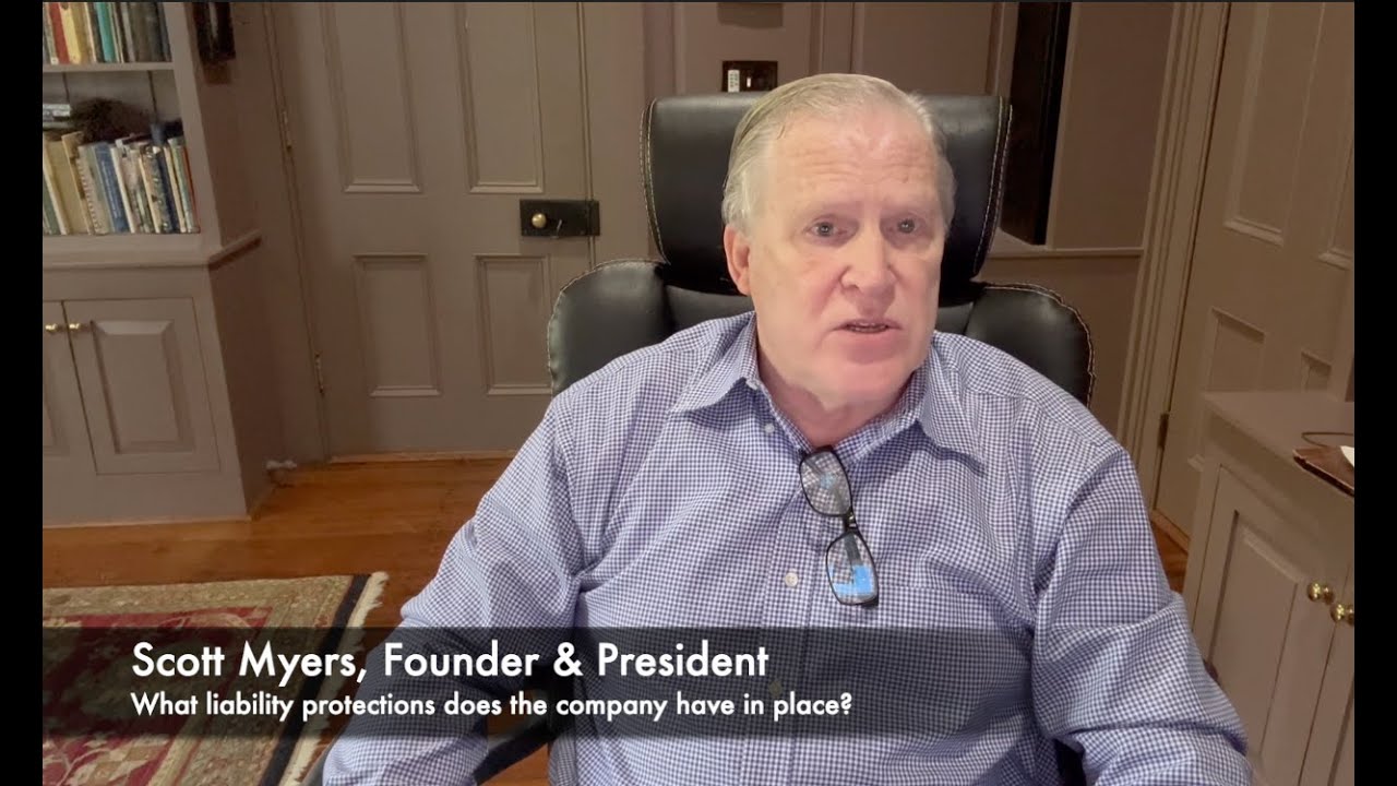 What liability protections does the company have in place?
