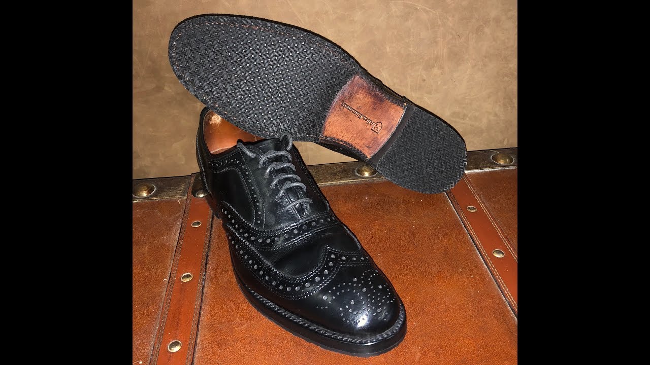 Allen Edmonds McAllister Refurbish Rubber Half Soles and Heels