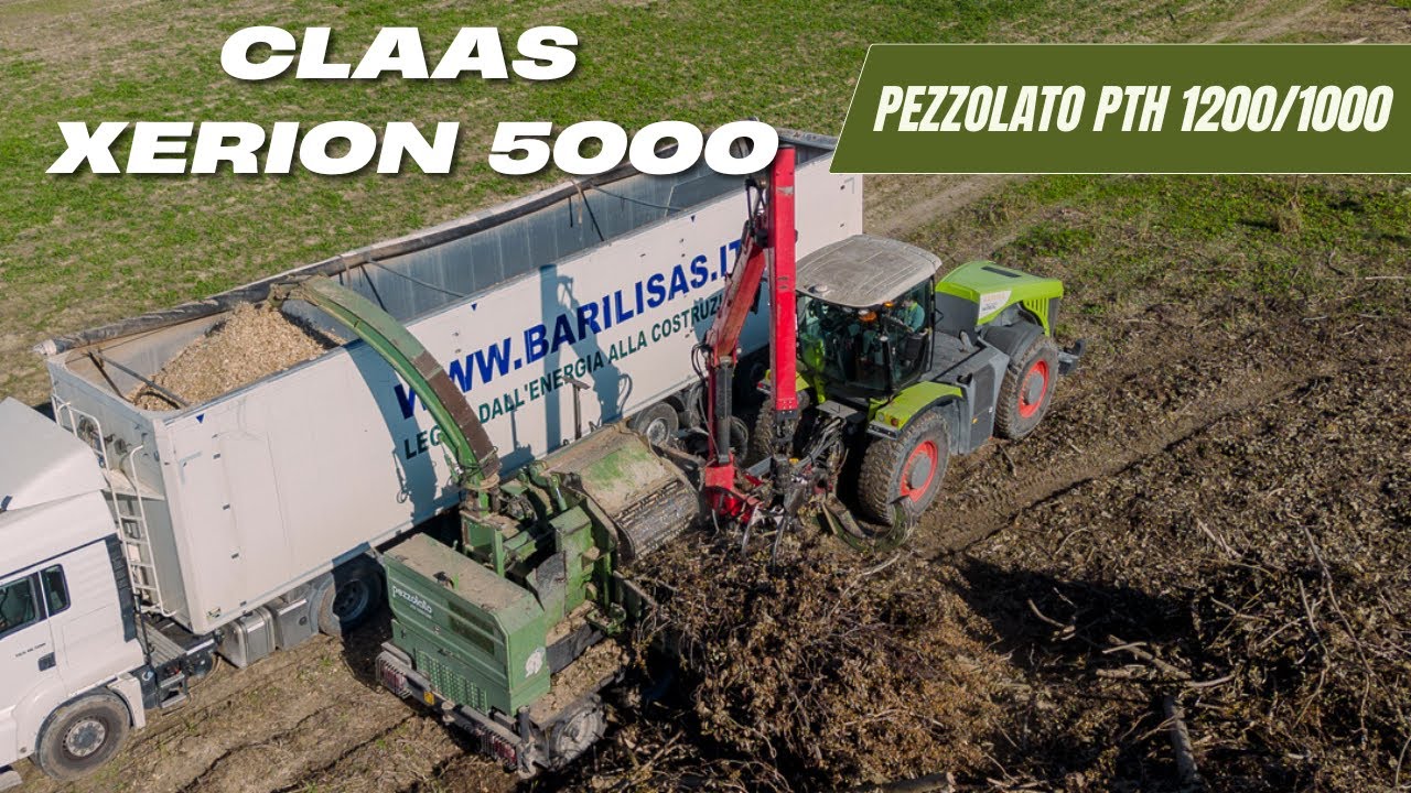 CLAAS XERION 5000: La Pura Potenza! 🔥 Triturazione Massiva con Pezzolato PTH 1200/1000