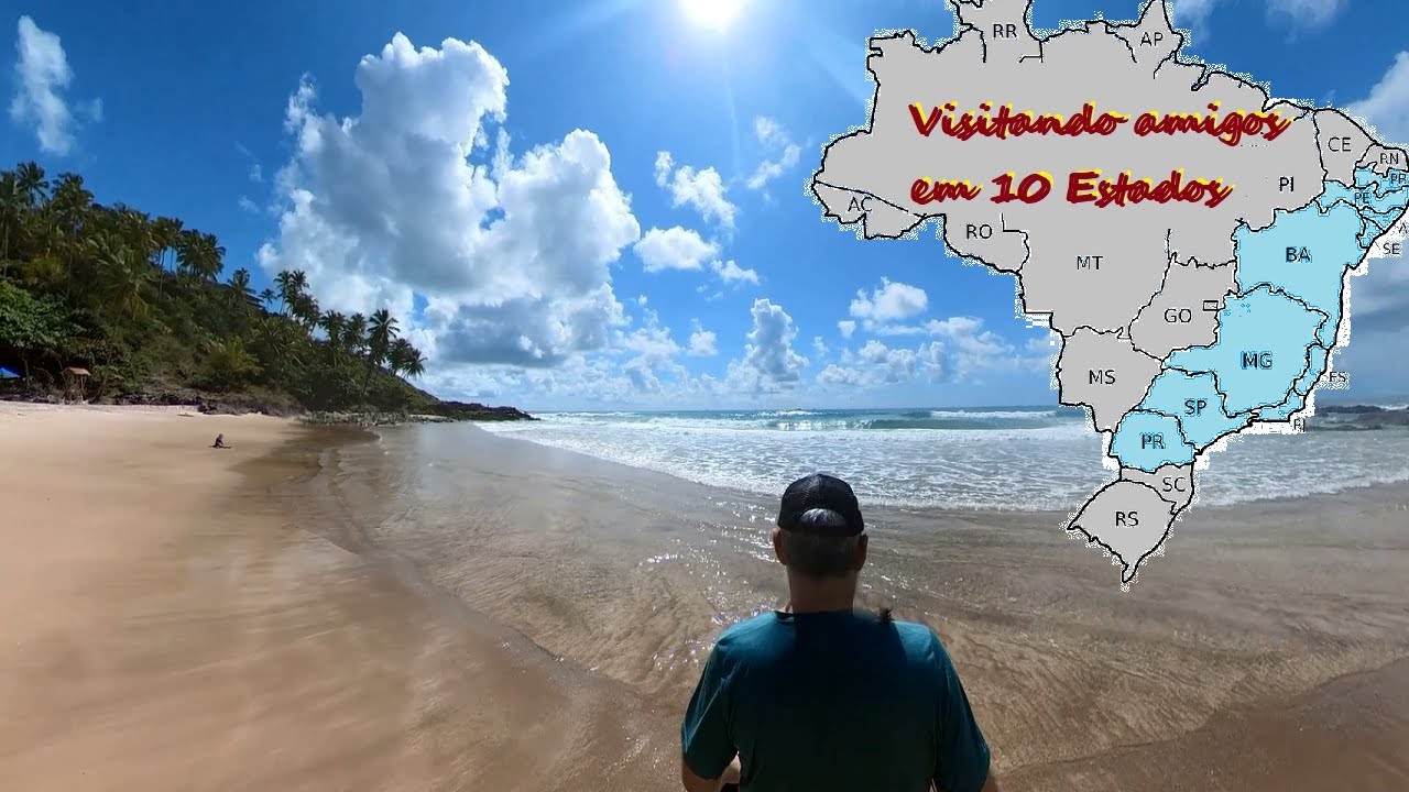 Dia 20 - Visitando amigos em 10 Estados. Mais um dia em Itacar&eacute;/BA
