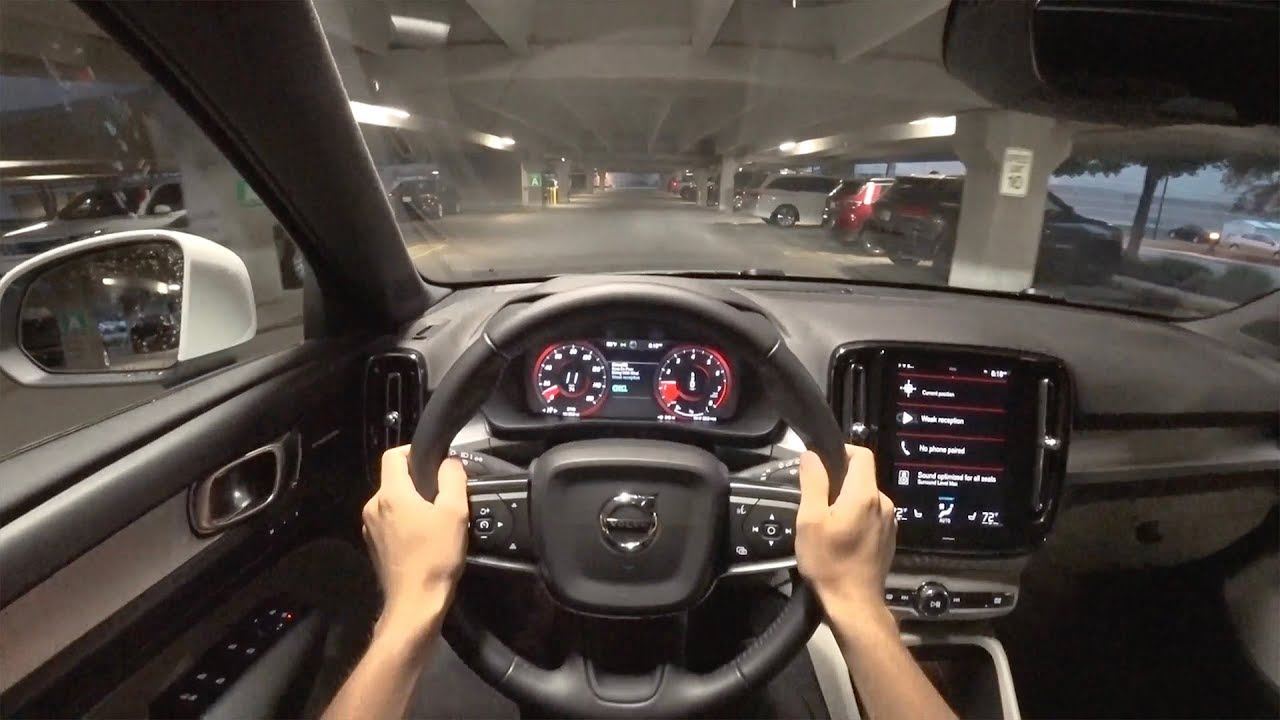 2019 Volvo XC40 T5 AWD Momentum - POV Sunrise Drive (Binaural Audio)