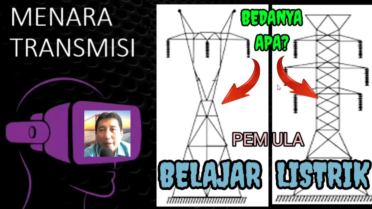 BELAJAR MENGENAL MENARA TRANSMISI LISTRIK | BELAJAR LISTRIK yuk! | MENGAJAR ONLINE SALURAN TRANSMISI