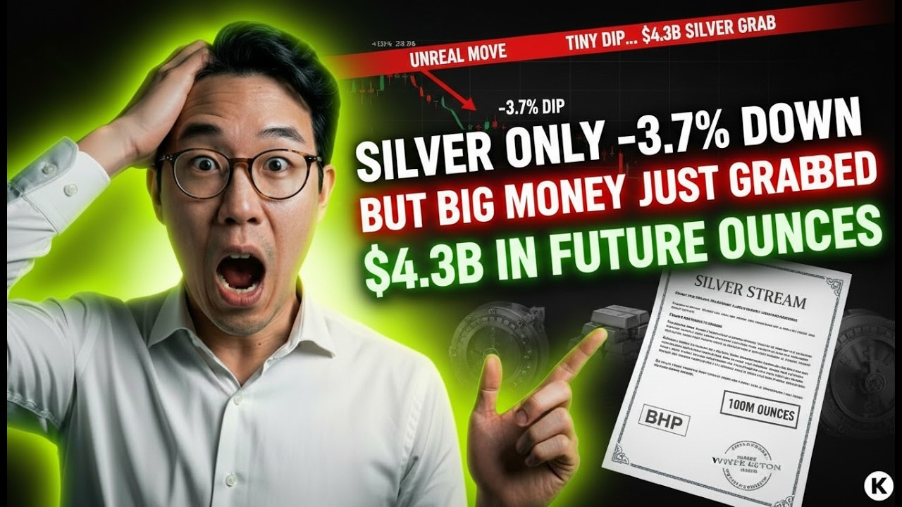 JUST IN: Silver only ‑3.7% down… but big money just grabbed $4.3B in future ounces